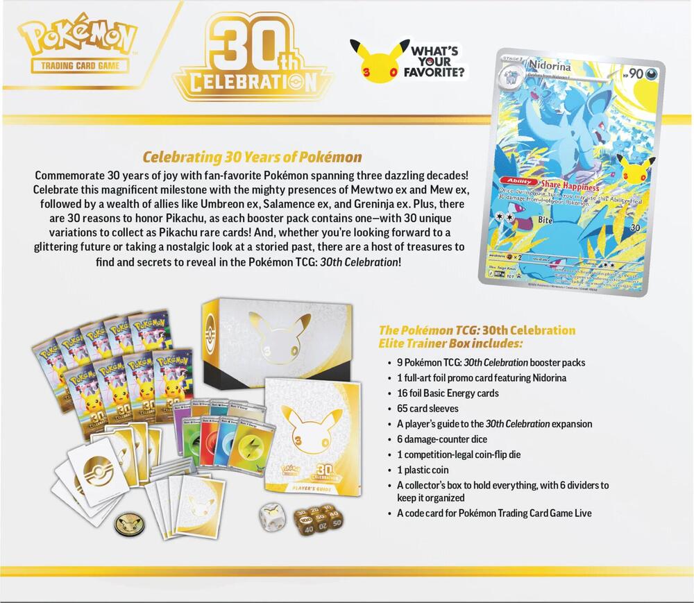 Elite Trainer Box - 30TH ANNIVERSARY